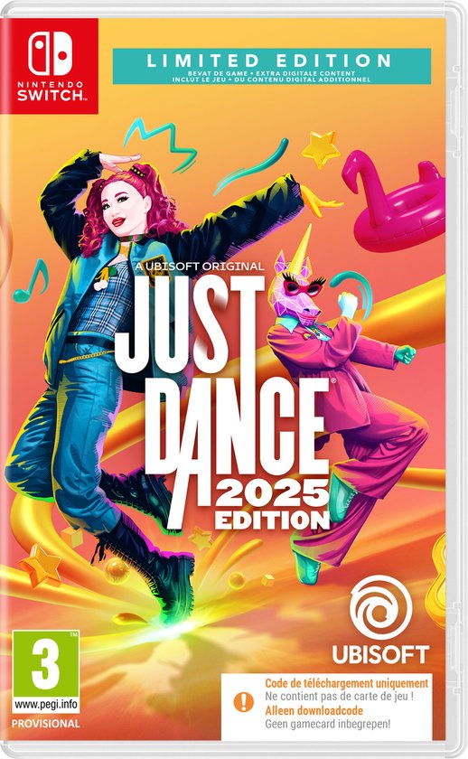 Just Dance 2025: Limited Edition - Nintendo Switch - Code in a box