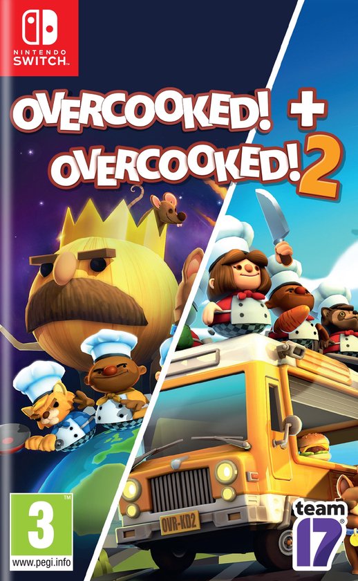 Overcooked Double Pack - Overcooked 1 & Overcooked 2 - Switch