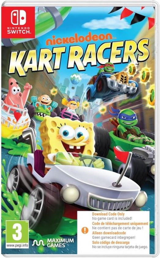 Nickelodeon Kart Racers - Nintendo Switch - Code in a box