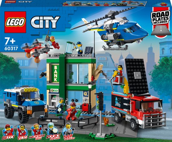 LEGO City Politieachtervolging bij de Bank - 60317