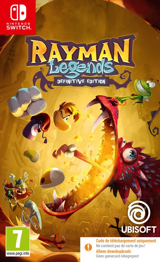 Rayman Legends Definitive Edtion - Code in Box - Switch