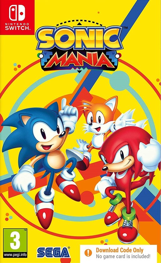 Sonic Mania – Nintendo Switch (Code-in-a-box)