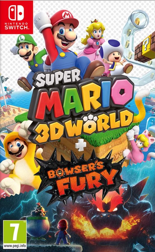 Super Mario: 3D World + Bowser's Fury - EN/SV/DK/FI (Switch)