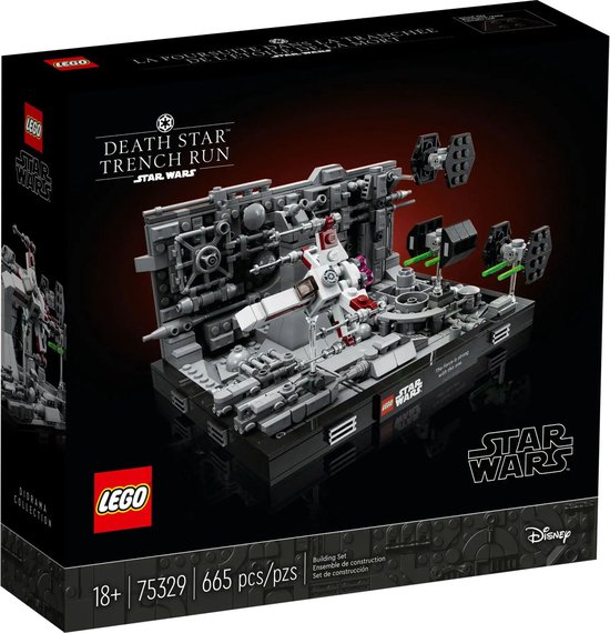 LEGO Star Wars Death Star Trench Run Diorama - 75329