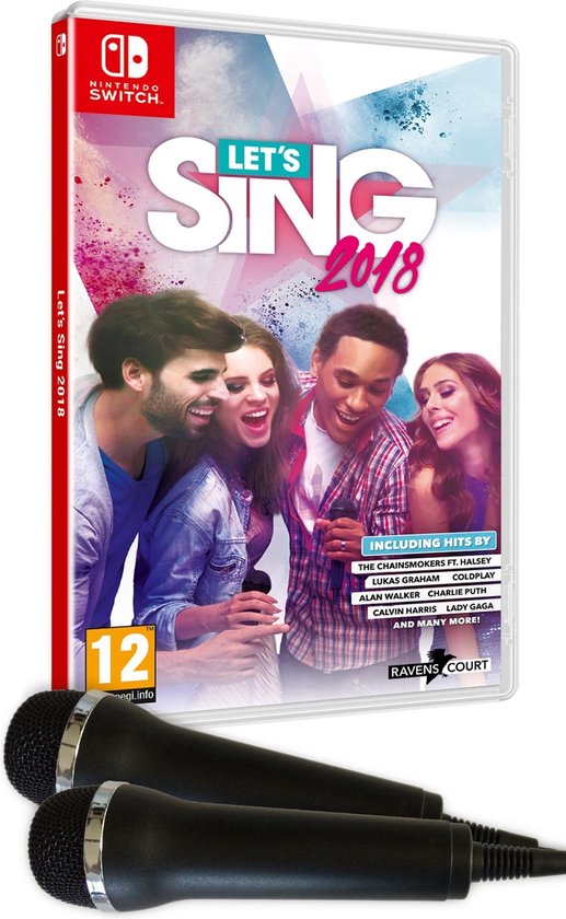 Let's Sing 2018 + 2 microphones UK