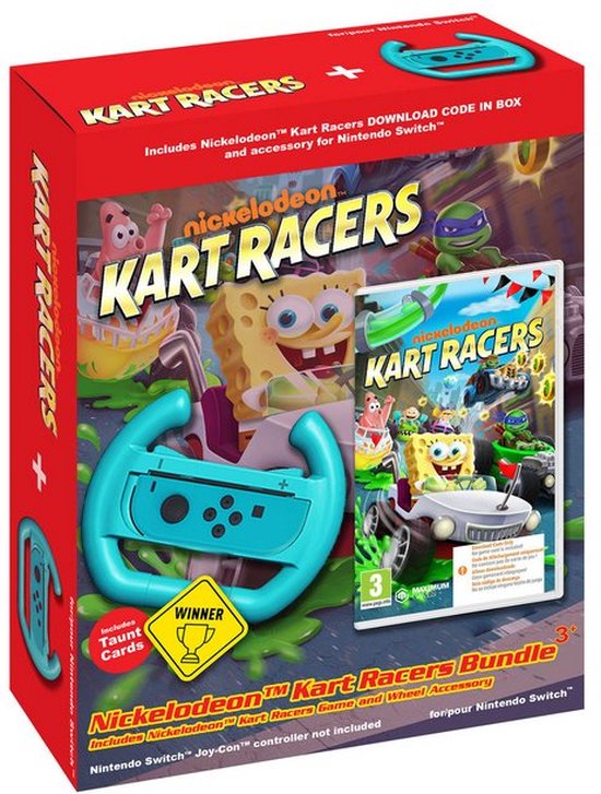 NICKELODEON KART RACERS BUNDLE VOOR NINTENDO SWITCH - INCLUSIEF ACCESSORIES