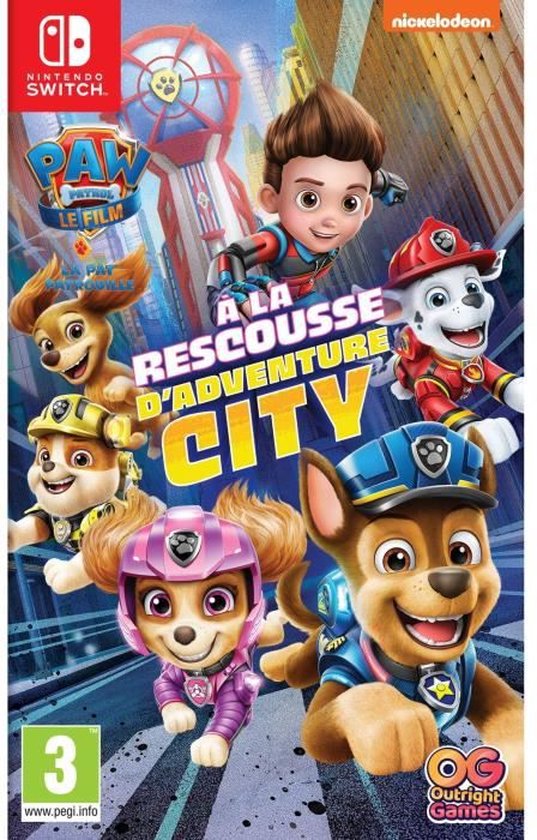 Outright Games Paw Patrol, la Pat’Patrouille: le film A La Rescousse d’Adventure City, RP (Rating Pending)