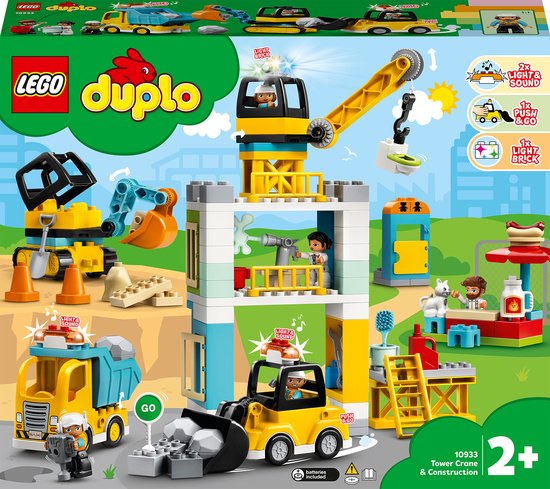 LEGO DUPLO Torenkraan & Bouwterrein - 10933