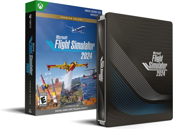 Microsoft Flight Simulator 2024 – Premium Deluxe Edition Steelbook - Xbox Series X/S & Windows Download