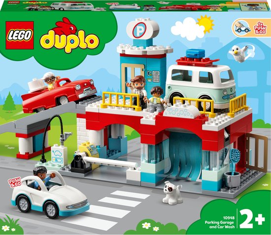 LEGO DUPLO Parkeergarage en Wasstraat - 10948