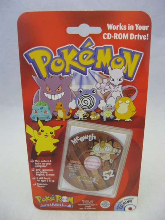 Pokemon 52 Meowth - Windows - CD-ROM - (2000)