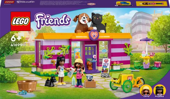 LEGO Friends Huisdierenadoptie Café Dierenreddings Speelset - 41699