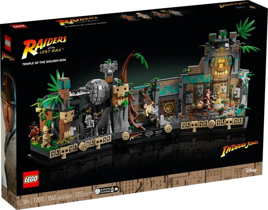 LEGO Indiana Jones Tempel van het Gouden Beeld Set voor Volwassenen - 77015