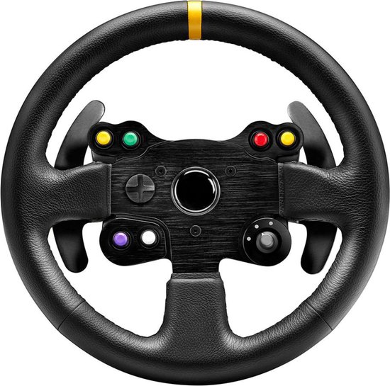 THRUSTMASTER® Ps4 Stuur - Racing Wheel - Race Stuur - Game Stuur - Geschikt Voor Xbox One / Windows / PlayStation 4 - Ferrari F1 Design Zwart - 28 CM Diameter