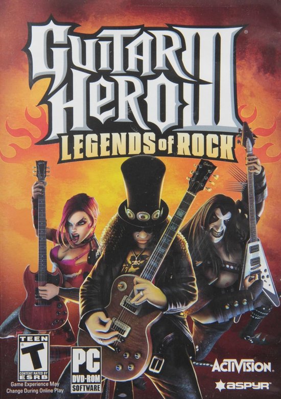 GUITAR HERO III: LEGENDS OF ROCK PC WINDOWS