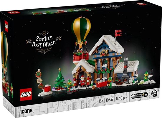 LEGO Kerst Icons 10339 - Postkantoor van de Kerstman