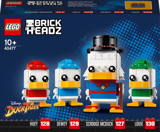 LEGO BrickHeadz™ Dagobert Duck, Kwik, Kwek en Kwak - 40477