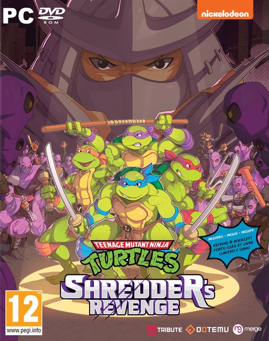 PC Video Game Just For Games TMNT: Shredder's Revenge