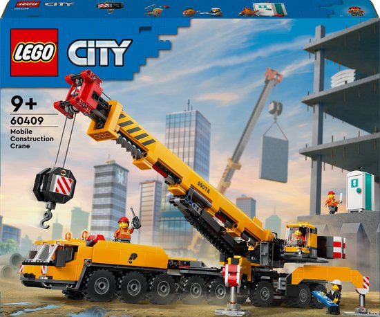 LEGO City Gele mobiele bouwkraan speelgoedset - 60409