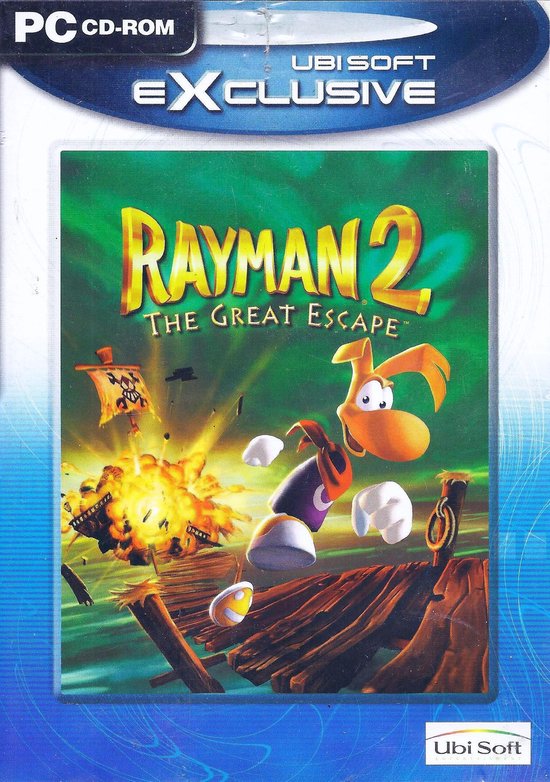 Rayman 2 - The Great Escape PC CD-ROM Nederlandse Gebruiksaanwijzing (Geen Manual) Nieuw!