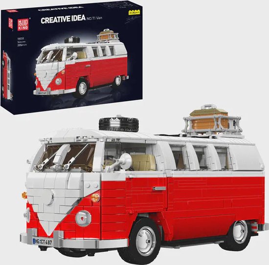 Mouldking 10030 - VW T1 - 2056 onderdelen - bouwset - lego compatibel - creative idea