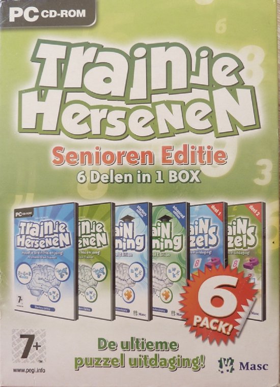 Train je Hersenen - senioren editie  6 pack