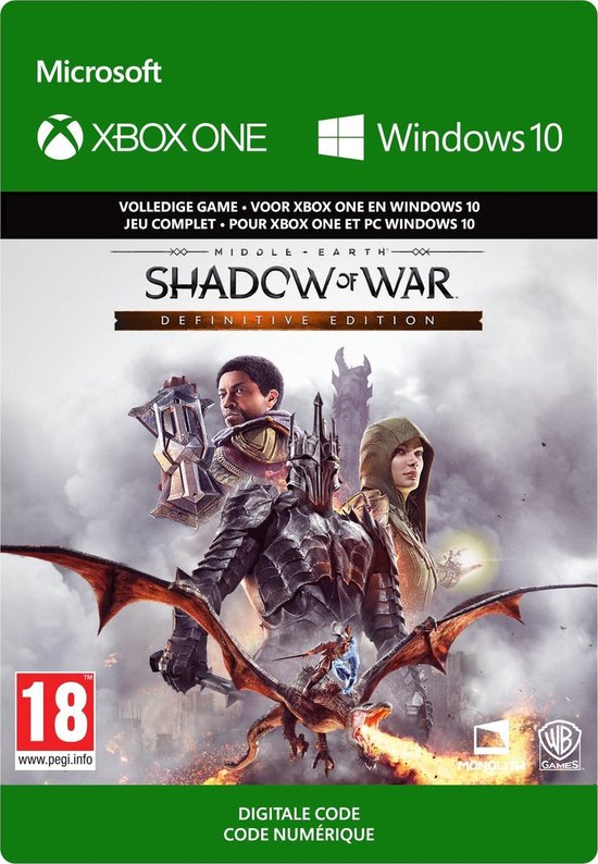 Middle-Earth: Shadow of War: Definitive Edition - Xbox One & Windows 10 Download