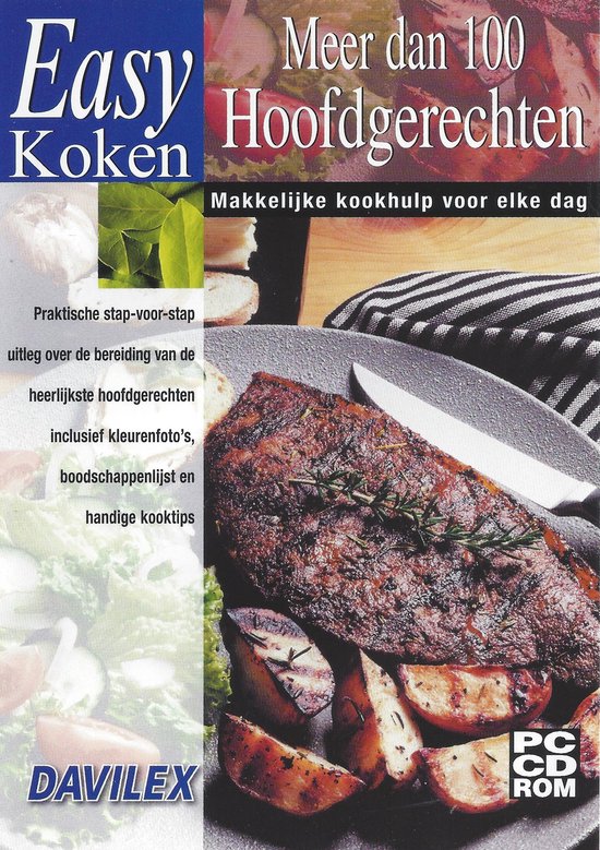 Easy Koken - 100 Hoofdgerechten - PC-CDRom (Windows)