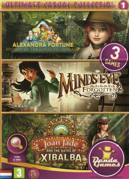 Denda Ultimate Casual Collection 1 - Bevat: 'Alexandra Fortune; Mystery of the Lunar Archipelago', 'Mind's Eye; Secrets of the Forgotten' & "Joan Jade; and the Gates of Xibalba'