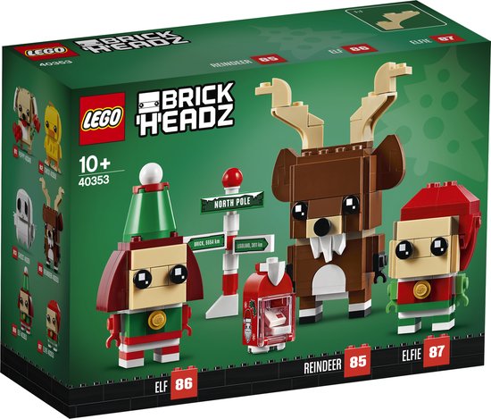 LEGO BrickHeadz - 40353- Rendier met Kerst Elven