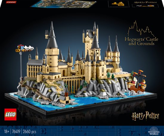 LEGO Harry Potter Kasteel Zweinstein en terrein Grote Set voor Volwassenen - 76419