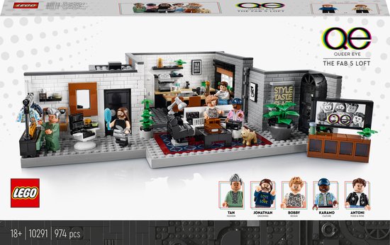 LEGO Creator Expert Queer Eye De Fab 5 loft - 10291