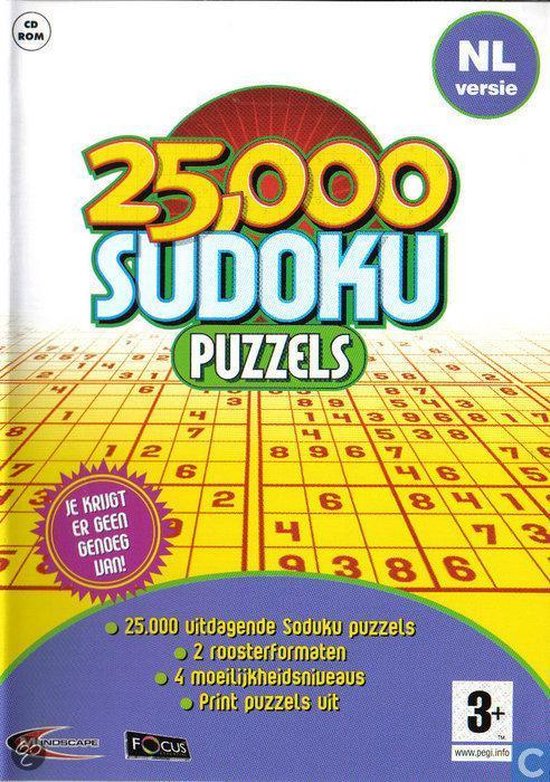 25.000 Sodoku Puzzels