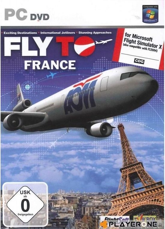 Fly To France (FS X + FS 2004 Add-On)  (DVD-Rom)