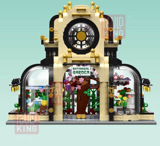 Mould King 16019 Novatown - Botanical Garden - 2147 onderdelen - Lego Compatibel - Bouwdoos