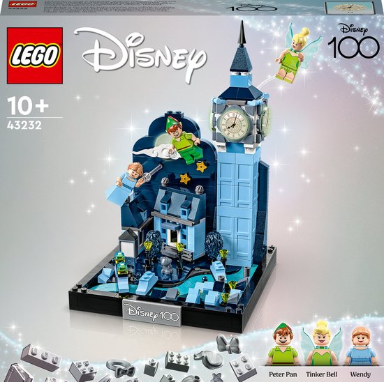 LEGO 43232 Disney Peter Pan en Wendy vliegen over Londen Tinkelbel Set