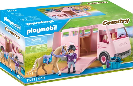 PLAYMOBIL Country Paardentransportwagen - 71237