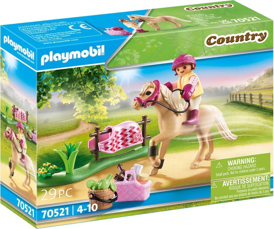 PLAYMOBIL Country Verzamelpony 'Duitse rijpony' - 70521