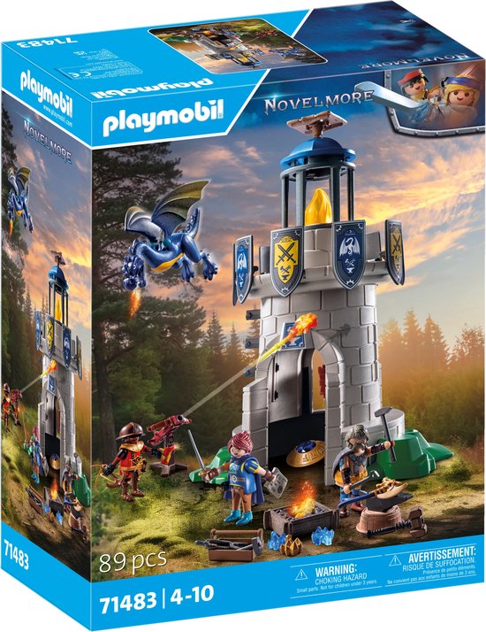 PLAYMOBIL Novelmore Riddertoren met smid en draak - 71483