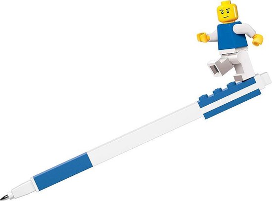 LEGO - Gel Pen - met minifiguur - blauw