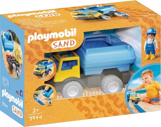 PLAYMOBIL SAND Vrachtwagen met watertank - 9144