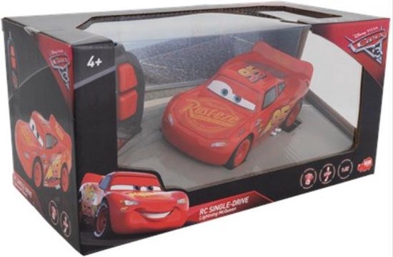 Disney Pixar Cars bestuurbare auto - Met voor- en achteruitrijfunctie Geschikt voor kinderen vanaf 4 jaar