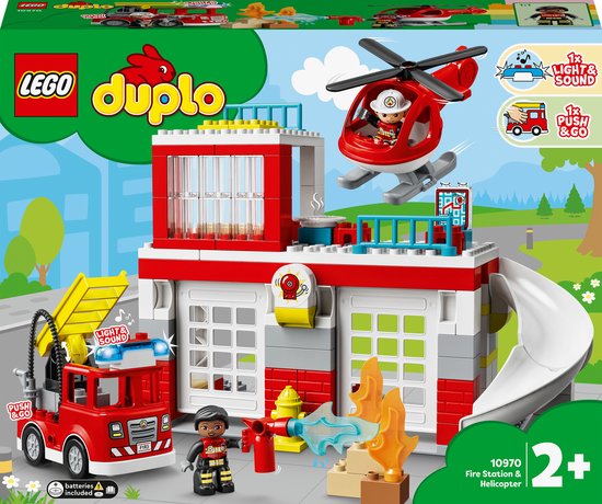 LEGO DUPLO Brandweerkazerne & Helikopter - 10970