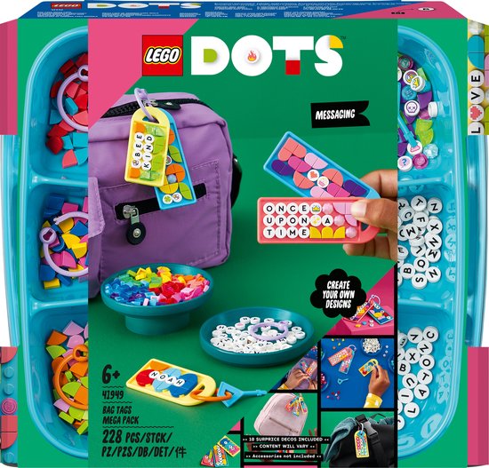 LEGO DOTS Taslabels Megapack Berichten
- 41949