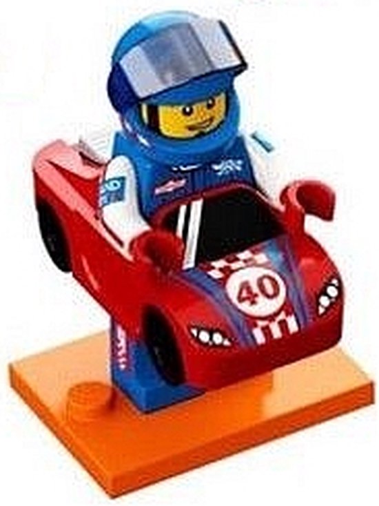 Lego minifiguur serie 18, Race Car Guy.