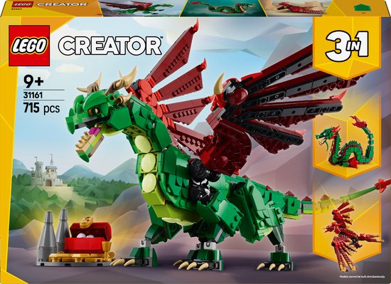 LEGO Creator 3in1 Middeleeuwse draak - 31161