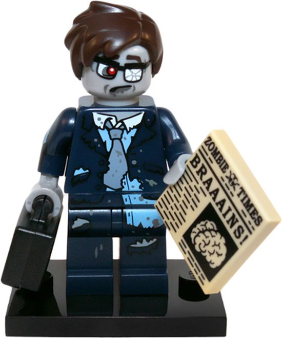 Lego minifiguur serie 14, Zombi Businessman.