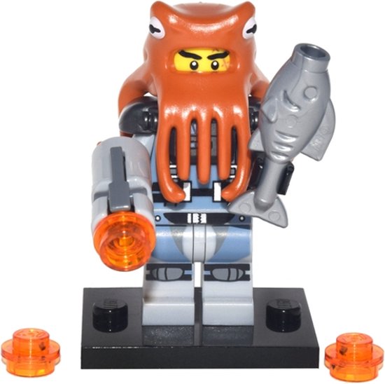 The Lego Ninjago minifiguur, Shark Army Octopus.