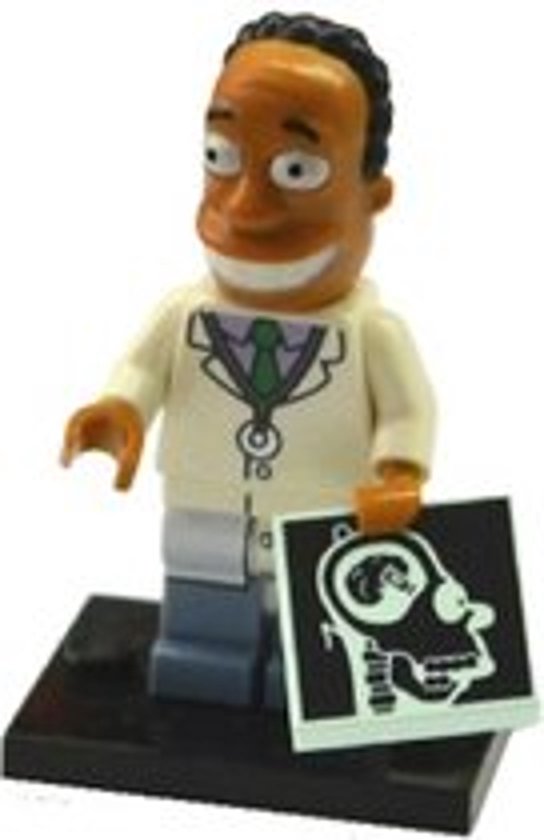 Lego minifiguur The Simpsons, Dr Hibbert.