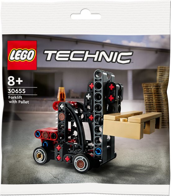 LEGO Technic Vorkheftruck met pallet - 30655 - polybag